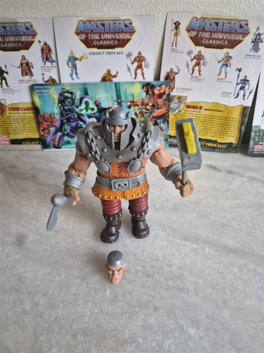 Very Rare!! Mattel MOTUC Classics Ram Man 100% complete Pre-owned